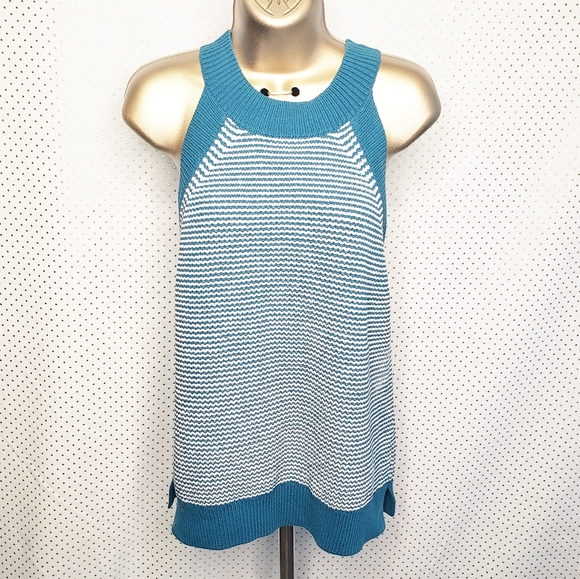 LOFT Tops - Loft Striped Halter neck Tank Top Sweater NWOT